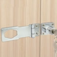 thumbnail image 3 of CIMAXIC Keyed Hasp Locks Stainless Steel Safety Lock Keyed Locking Hasp for Cabinets,3.74"X1.26"X0.06", 3 of 5