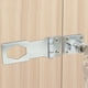 thumbnail image 3 of GOOHOCHY Cerraduras de hasp Keyed Cerraduras de seguridad de acero inoxidable Cerradura de bloqueo con llave de bloqueo para gabinetes, 3 of 8