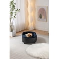 thumbnail image 5 of Elevated Dog Bed Pet Sofa with Solid Wood Legs and Bent Soft Backrest, Pet Cat Stool Bed with Cashmere Cushion,for Small Dog Kitten, 5 of 9