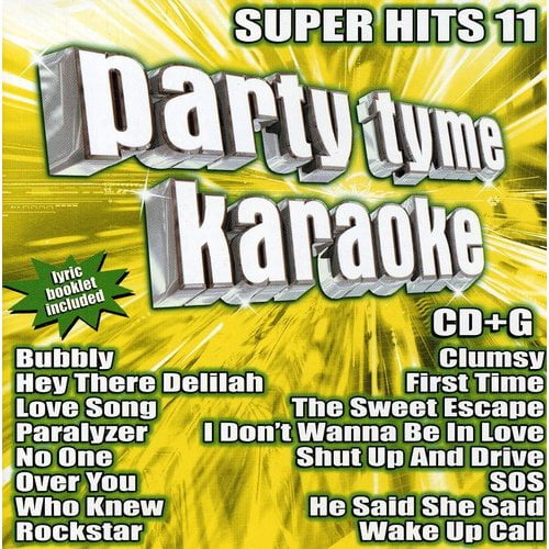 Party Tyme Karaoke Super Hits 11 16 Song Cd G Walmart Com Walmart Com