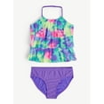 thumbnail image 4 of Justice Girls 2 piece Ruffle Halter Tankini Swimsuit, sizes XS-XL, 4 of 6