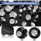 thumbnail image 4 of Lupa de joyero negra de 2 piezas, lupa de joyero iluminada, lupa de ojo de joyero de 30 x 60 x 90 x, lupa de joyería con luz ultravioleta negra y luz LED brillante para gemas de diamante C, 4 of 5