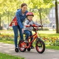 thumbnail image 2 of Costway 12” Kids Bicycle with Training Wheels, Handbrake & Coaster Brake, Flag & Music, 2 of 10