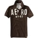 thumbnail image 1 of Aeropostale Solid Aero Ny 87 - Polo de rugby para hombre, color marrón, extragrande, 1 of 1