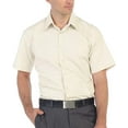 thumbnail image 3 of Omega Men's Short Sleeve Dress Shirt (Ivory, 3XL), 3 of 3