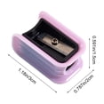 thumbnail image 3 of Mini Pencil Sharpeners Cute Manual Pencil Sharpeners In Macaron Colors Portable Handheld Sharpeners For Kids Students School And Home Use, 3 of 6