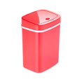thumbnail image 1 of Ninestars DZT-12-5RS Bedroom or Bathroom Automatic Touchless Infrared Motion Sensor Trash Can, 3 Gal 12 L, ABS Plastic (Rectangular, Rose) Trashcan, 1 of 4