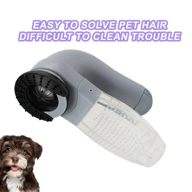 1/2Pieces Electric Pet Hair Suction Device Massager Cleaning Cat Dog  Supplies Portable Vacuum Cleaner Electric Wool Absorber;Electric Pet Hair  Suction