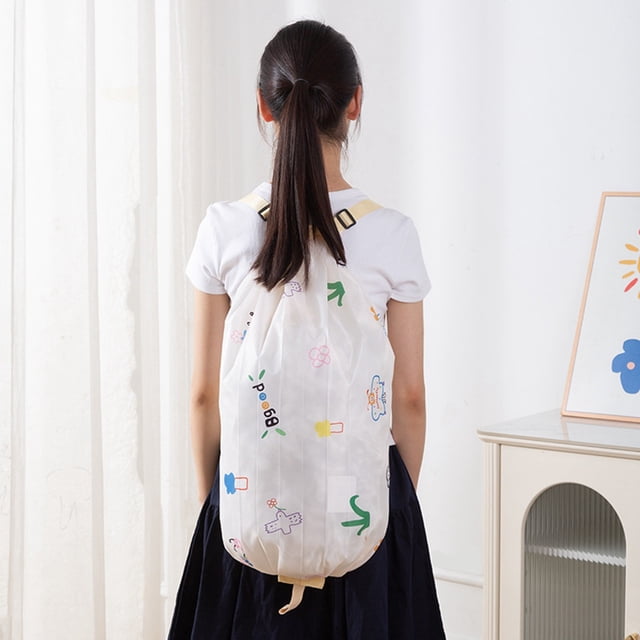 WIFKLSIIPG Foldable Shopping Bag Travel Shoulder Portable Thickened Oversized Storage Bag