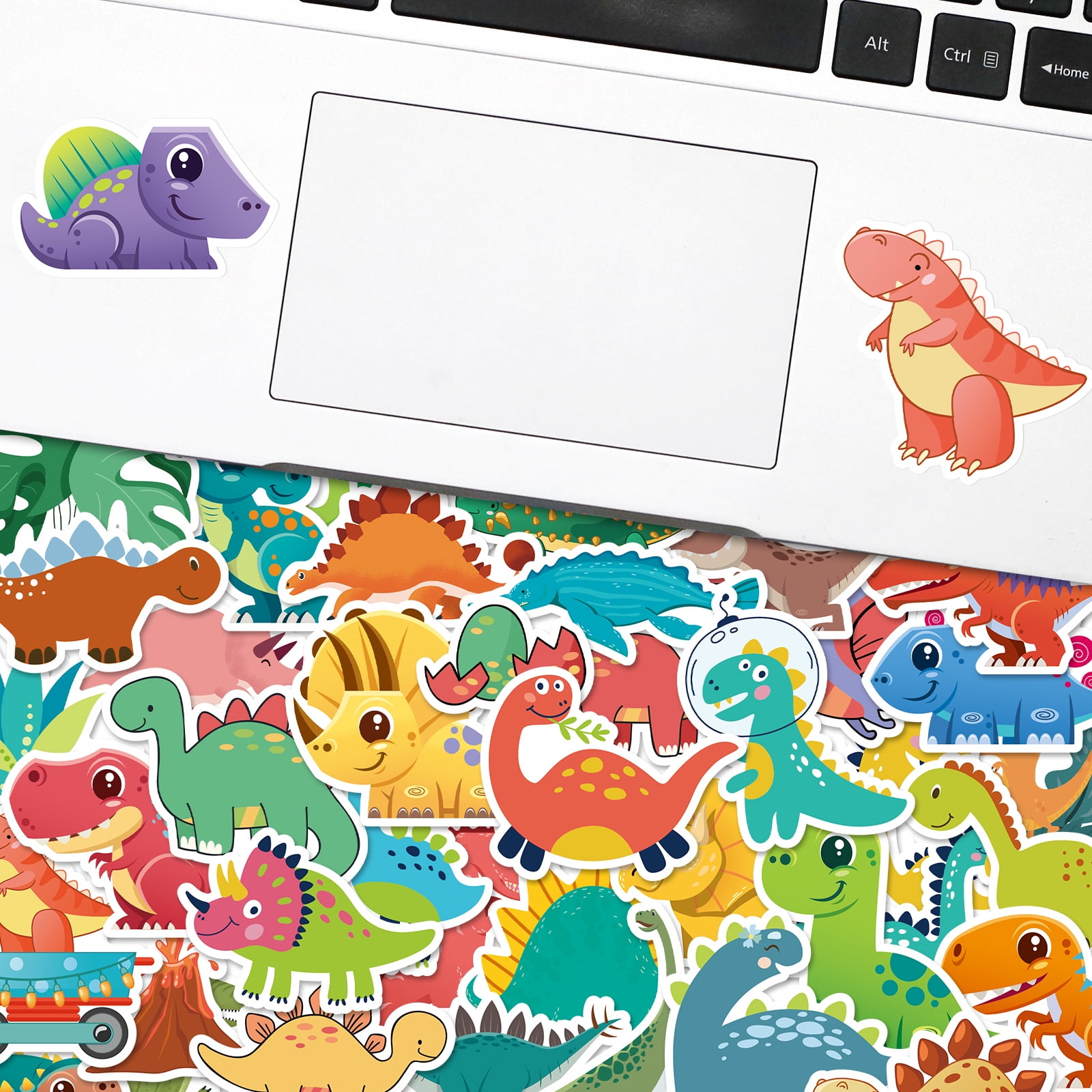 Pegatinas De Dinosaurios Para Niños - 2 Rollos, 500 Pegatinas Por Rollo, 2.5 Cm, Ideales Para Recompensas Y Decoración