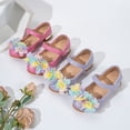 thumbnail image 3 of Liyamei Girls Sandals For Parties Weddings And School Events Low Heel Design For Dresses And Dance Outfits Hand Washable Spring And Summer Girls Dress Sandals Size Purple US:13.5, 3 of 5