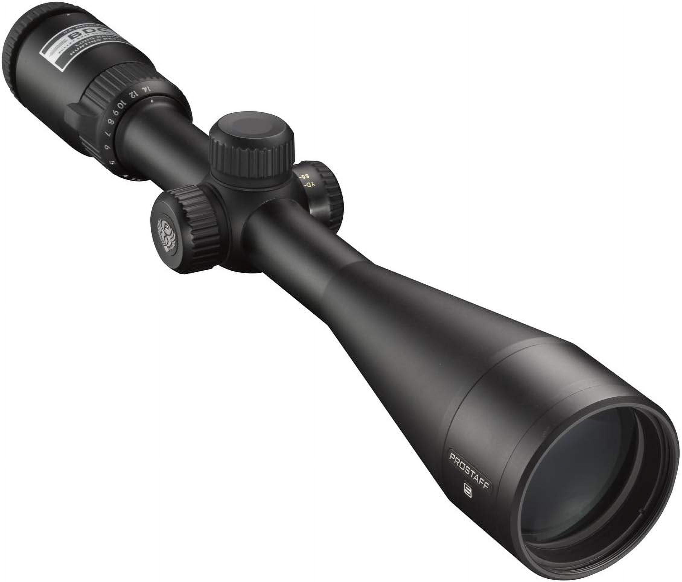 Nikon Prostaff 3.5-14x40mm, Obj 28.6-7.2ft at 100 Yds, Fov 1