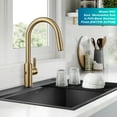 thumbnail image 6 of KRAUS Oletto Touchless Sensor Pull-Down Single Handle Kitchen Faucet in Brushed Brass, 6 of 7