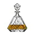 thumbnail image 3 of Whiskey Decanter for Liquor Scotch Bourbon or Wine, Irish cut Triangular - 750ml, 3 of 4