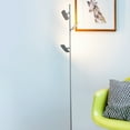 thumbnail image 4 of Brightech Arbre LED Projecteur Lumineux 3 Lumière Lampadaire Debout, Argent, 4 of 10