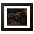 thumbnail image 2 of Emanuel de Witte 17x15 Black Modern Framed Museum Art Print Titled - The Nieuwe Vismarkt (New Fish Market) in Amsterdam (1655 - 1692), 2 of 5