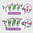 thumbnail image 4 of Copag Bridge Size Jumbo Index 1546 Playing Cards, Blue/Red Setup, 4 of 5