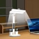 thumbnail image 5 of Lámpara de escritorio plegable con portalápices - Luz de lectura LED protectora para los ojos, batería recargable de 2000mAh, ajustable y portátil para estudio en oficina, 5 of 6