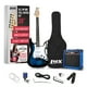thumbnail image 1 of LyxPro Kit de guitarra eléctrica de 39 pulgadas con amplificador de 20 W, todos los accesorios, afinador digital con clip, seis cuerdas, dos púas, barra de trémolo, correa para el hombro, estuche, kit, 1 of 5