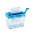 thumbnail image 2 of Hand Shredder, TRITURADOR DE Papel PORTÁTIL Y Manual para Escuela Oficina Y HOGAR, Color Azul TAMAÑO DE Ranura A6 (15 X 18*10 CM, 2 of 5