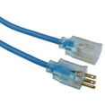 thumbnail image 2 of Southwire Coldflex 14/3 25' Blue SJTW Cold Weather Heavy Duty Outdoor Extension Cord with Lighted End, 2 of 4