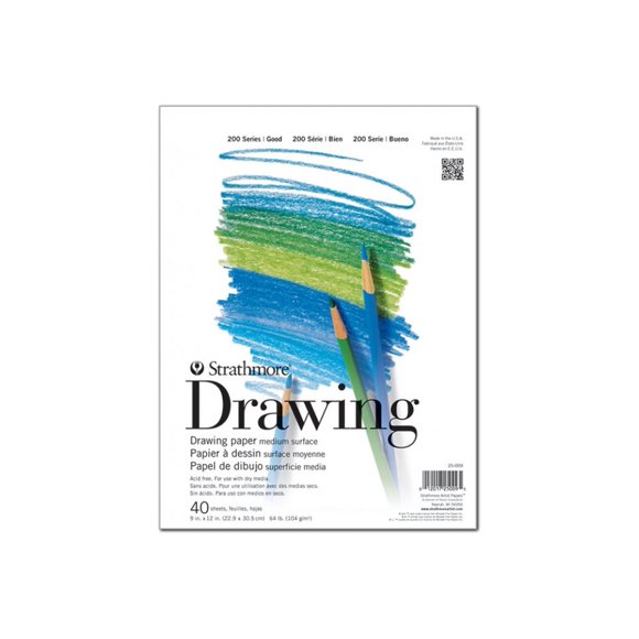 Strathmore 5" x 8.5" Student Drawing Pad, 5.5"x8.5", 40 Sheets