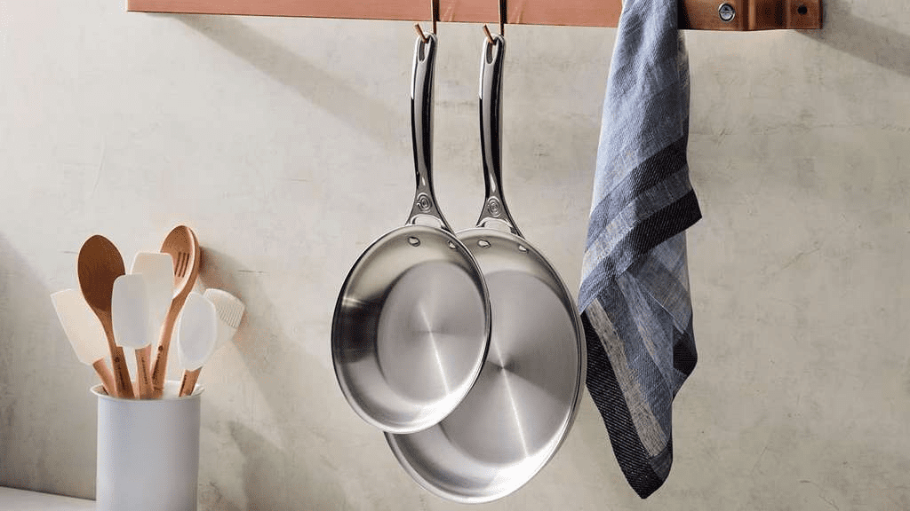Silicone Utensil Set with Stoneware Crock 5 Piece White