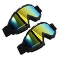 thumbnail image 3 of GOOHOCHY 2 pares de gafas de moto de cross, gafas de motocicleta, gafas de ATV, gafas de motocrós, gafas de esquí, gafas de casco de carreras para hombres y mujeres, 3 of 8
