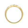 thumbnail image 3 of Keepsake Diamond-Accent Interlaced Anniversary Band in 18K Yellow Gold over Sterling Silver, 3 of 5