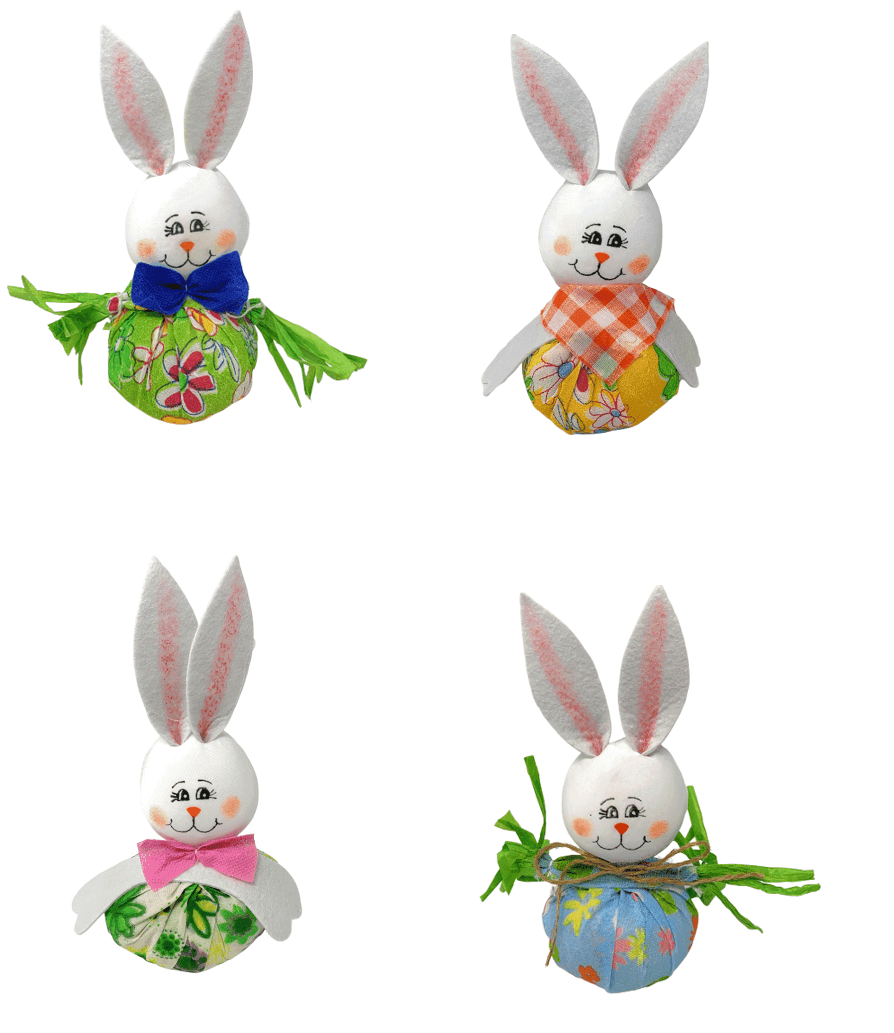 Northeast Home Goods Easter Bunny Shelf Sitter Tabletop Decorations