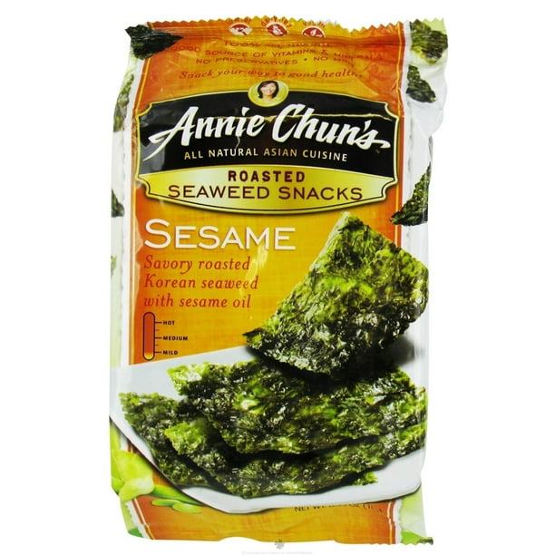 Annie Chun's Seaweed Snacks, Roasted Sesame, 0.35 Oz