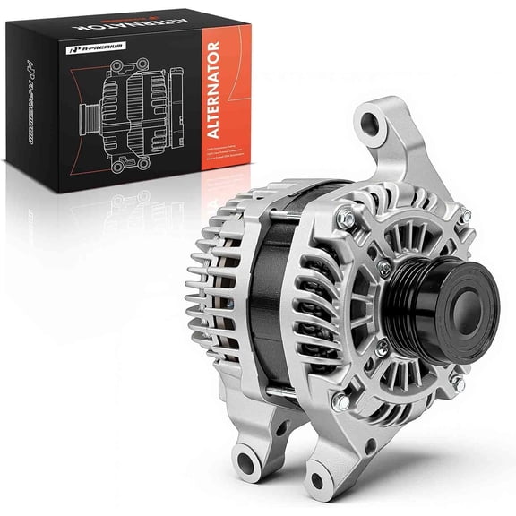A-Premium Alternator Compatible with Ford Escape 2013-2019 Focus 2013-2015 Focus 2016-2018 Turbo Transit Connect 2014-2018 2.0L 2.3 L 2.5L 12V 150A 4-Groove Clutch Pulley CW