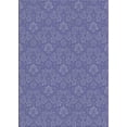 thumbnail image 1 of Ahgly Company Indoor Rectangle Patterned Deep Purple Novelty Area Rugs, 7' x 9', 1 of 6