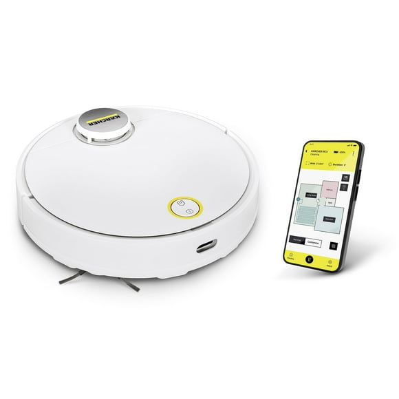 Robot aspirador Kärcher RCV 3 con mopa 2500 Pa 120 min