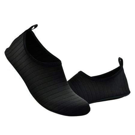 

YFMHA Water Shoes Barefoot Quick-Dry Aqua Socks for Women Men (Black 48-49)