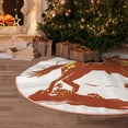 thumbnail image 5 of Fotbe Vintage Cowboy On A Bronco Horse Pattern Christmas Tree Skirt, Tree Skirts Plush Christmas Decorations, Christmas Tree Skirts Xmas Decorations Holiday Party Decor-48", 5 of 6