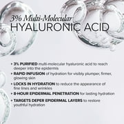 SeroVital Beauty TriHydrate Concentrate – 3% Multi-Molecular Hyaluronic Acid Serum for Deep Hydration, Visible Plumping & Firming – Fragrance-Free Daily Hydrating Face Serum - 1 fl oz