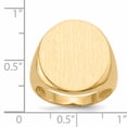 thumbnail image 5 of Bague Signet Homme en Or Jaune 14K, 5 of 5