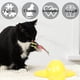 thumbnail image 3 of Juguete interactivo para gatos, eléctrico, automático, giratorio, con forma de mariposa, divertido juguete para gatos de interior, 3 of 5