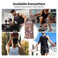 thumbnail image 5 of Bixox Men's Love Heart Printed Shirt Sleeveless Fitness Tank Top-Medium, 5 of 5