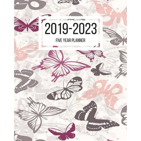 2019-2023 Five Year Planner: 60 Months Planner - 8 X 10 Inches - Paperback (Best Mid Year Planner)