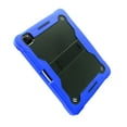 thumbnail image 2 of KIQ iPad Pro 12.9 Case, Heavy Duty Guardian Protection Kick Stand for Apple iPad Pro 12.9 5th Gen 2021 [Guardian Black Blue], 2 of 4