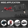 Lifepo4 6V 12V Lithium Automotive Battery Charger for Car, Boat, Motorcycle, Lawn Mower