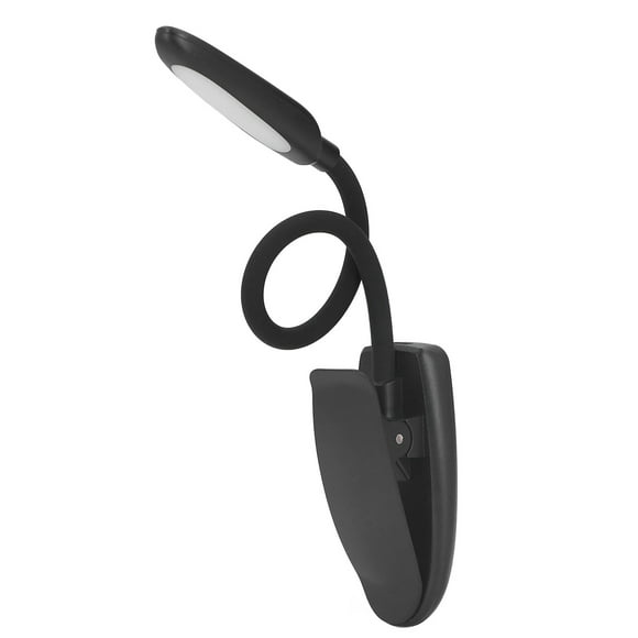 LED Desk Lamp, Bottom Clip Design Reading Lamp Rechargeable Battery 360° Adjustment 3 Level Adjustment For Reading For Desk Headboard
