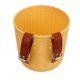 thumbnail image 4 of Cesta de bicicleta para manillar delantero, multiusos, de mimbre, redonda, de gran capacidad, color amarillo, 4 of 14