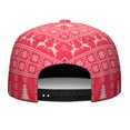 thumbnail image 4 of Custom Christmas Printed Flat Baseball Cap – Adjustable Snapback Hat with Flat Bill, Breathable and Durable, Personalized Design for Sports, Travel & Daily Wear, 4 of 6