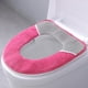 thumbnail image 4 of Naiovety Cojín duradero para asiento de inodoro de pana, agradable para la piel y fácil de limpiar, fácil de instalar y desmontar Juegos de accesorios de baño Azul, 4 of 6