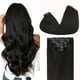 thumbnail image 1 of Extensiones de cabello con clip, cabello humano real, extensiones de cabello humano Remy con clip para mujeres, cabell, 1 of 5