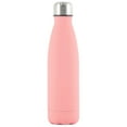 thumbnail image 2 of BAKER DEPOT 17 Oz Pink Stainless Steel Cola Water Bottle, Vacuum Insulated, Leak-Proof, Reusable, Durable, 2 of 7