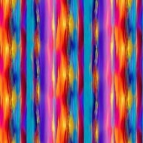 Timeless Treasures Garden Fairy Bright Painted Stripe 100% Cotton Fabric sold by the yard